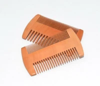 pocket wooden beard comb double sides super narrow thick wood combs lice pet hair tool sn465