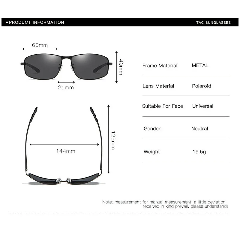 Лидер продаж мужские солнцезащитные очки высококачественные поляризационные