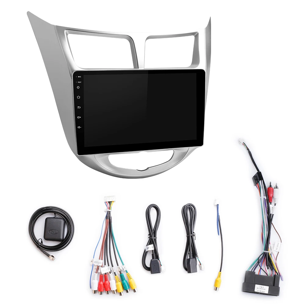 ISUDAR Автомагнитола для hyundai/Solaris/Verna/Accent 2 din Android 9 Авторадио Мультимедиа gps ram 2 Гб rom 32 ГБ USB DVR AHD камера