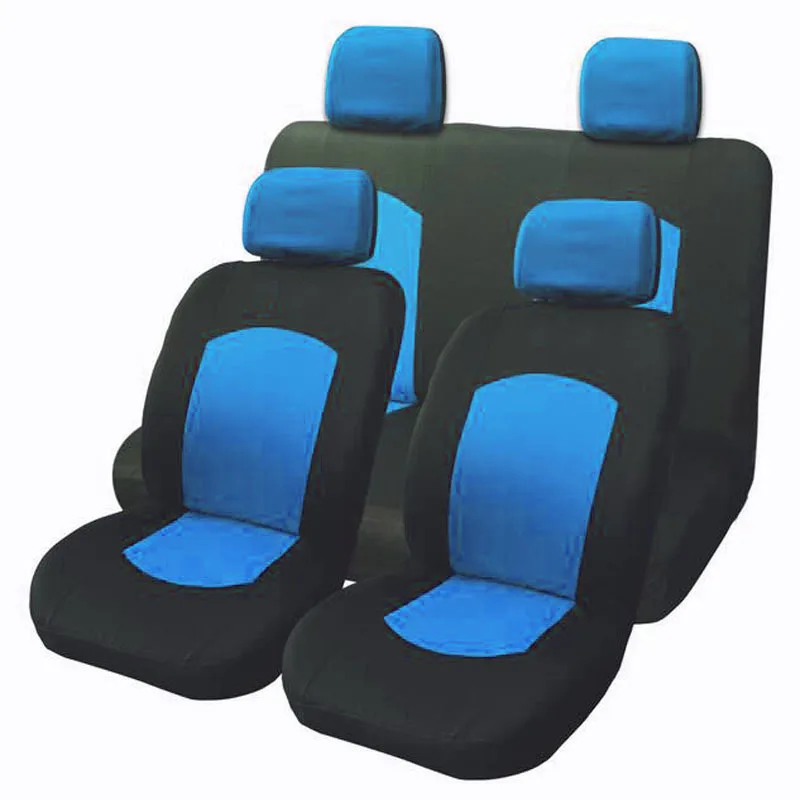

High Quality Car Seat Covers Universal Fit Polyester 3MM Composite Sponge Car Styling lada car cases seat cover accessories