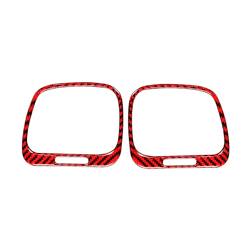 

Carbon Fiber Dash Side Air Vent Cover Panel Trim for Scirocco 2009 2010 2011 2012 2013 2014 2015 2016 (Red)