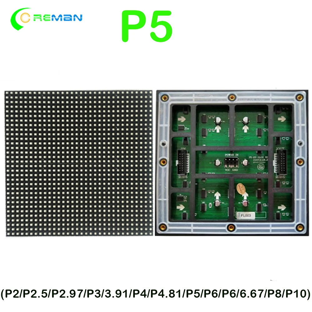Оптовая цена уличный светодиодный экран модуль p5 8Scan HUB75 SMD полноцветный для