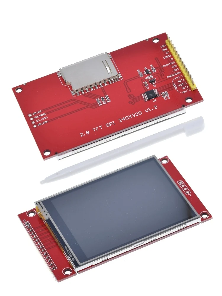 240x320 2," SPI TFT lcd Сенсорная панель модуль последовательного порта с печатной платой ILI9341 5 V/3,3 V 2,8 TFT с сенсорной подарочной ручкой для arduino