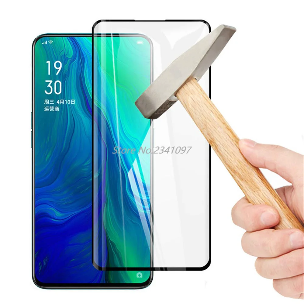9D полное покрытие черное закаленное стекло для OPPO Reno Z Neo 10X протектор экрана 6 4 8