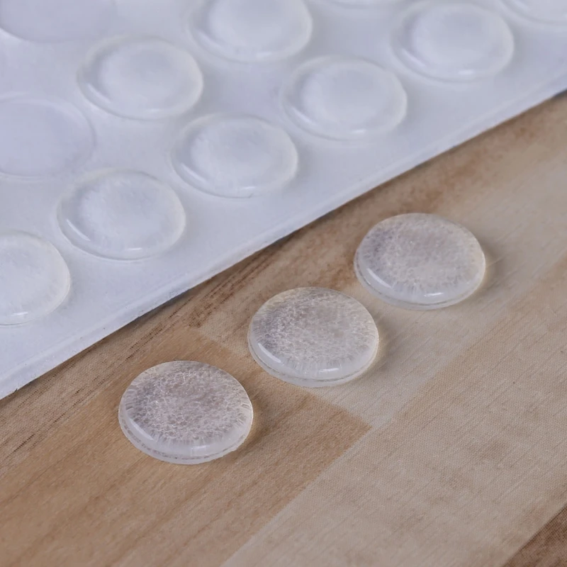 

50Pcs Door Stops Stopper Silicone Cabinet Self Adhesive Bumper Damper Buffer Pad