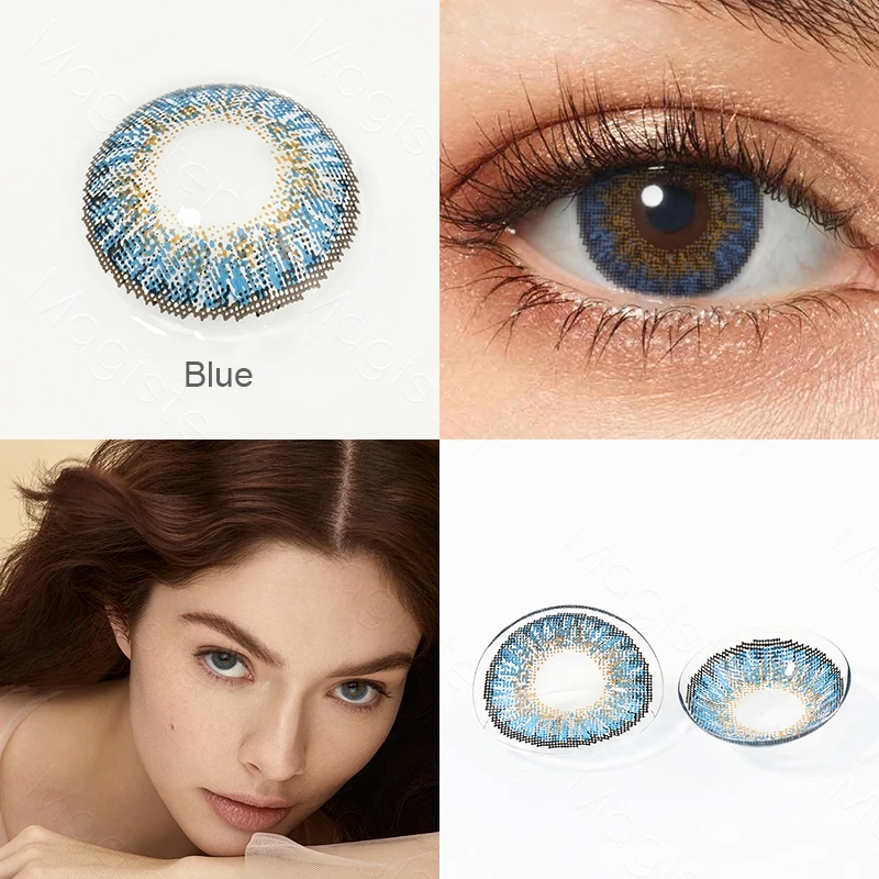 color contact lenses yearly contact lenses 3 tone color lens eyes 1 pair colored pupils for eyes free global shipping