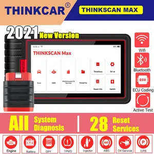 thinkcar thinkscan max automotive diagnostic tools full system obd2 scanner 28 reset ecu coding pk artidiag800 bt thinktool mini free global shipping