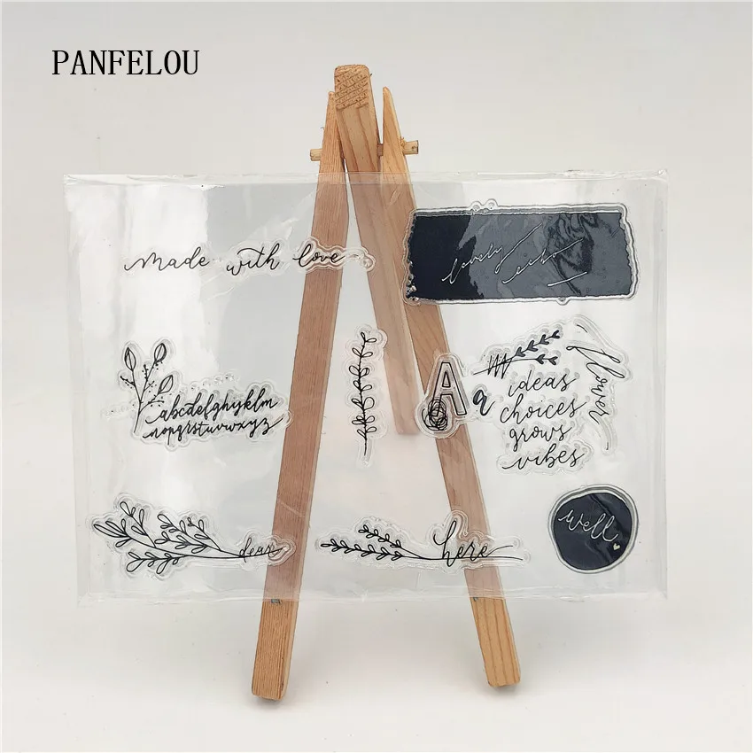 Прозрачный силиконовый штамп PANFELOU для скрапбукинга фотоальбома Хэллоуина | Дом и