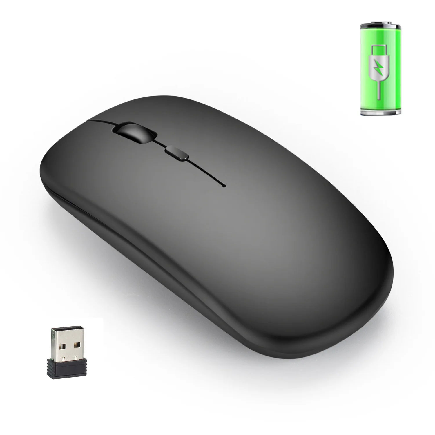 

M80 Three-button Wireless Mouse 2.4G Mute Notebook Desktop Office Mouse