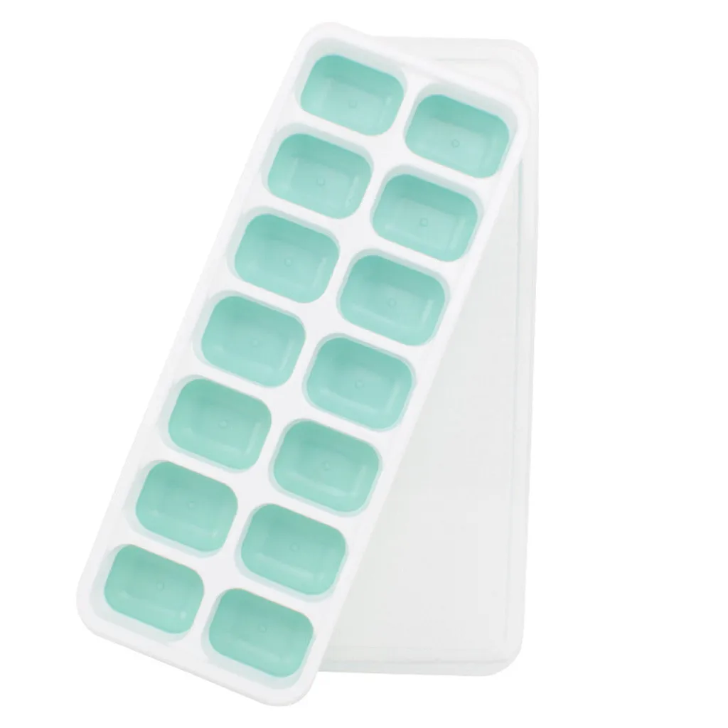 Летние замораживания производители кубиков льда 14 сетки Еда Класс силиконовая