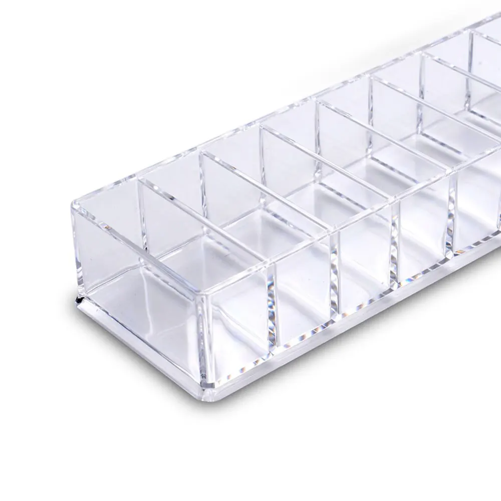 Прозрачная акриловая полка для губ 8 ячеек|Наборы инструментов макияжа| |