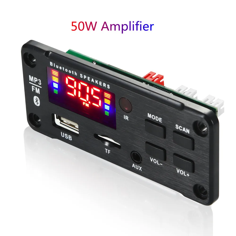 

Tube amplifier Audio amplifier board Bluetooth 5.0 for subwoofer USB Recording Module FM AUX Radio For Speaker Handsfree