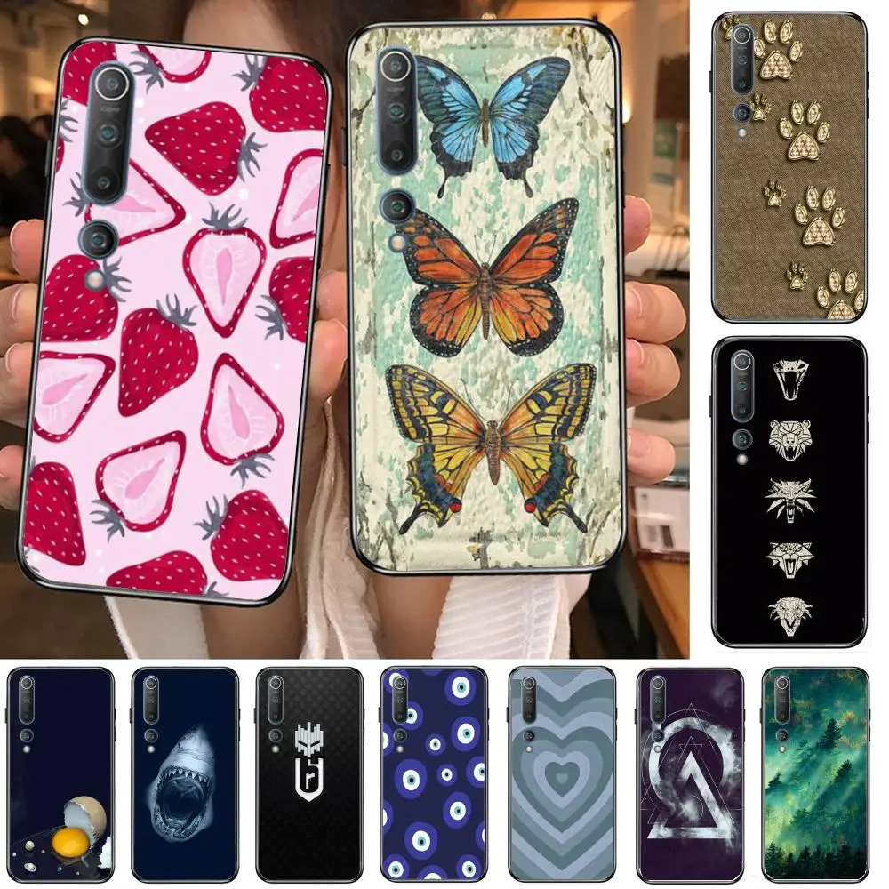 

Exquisite products Phone Case For xiaomi mi11 5g 10 liti Ultra 9Pro SE 3 8 Note Anime Black Cover Silicone Back Pretty tpu