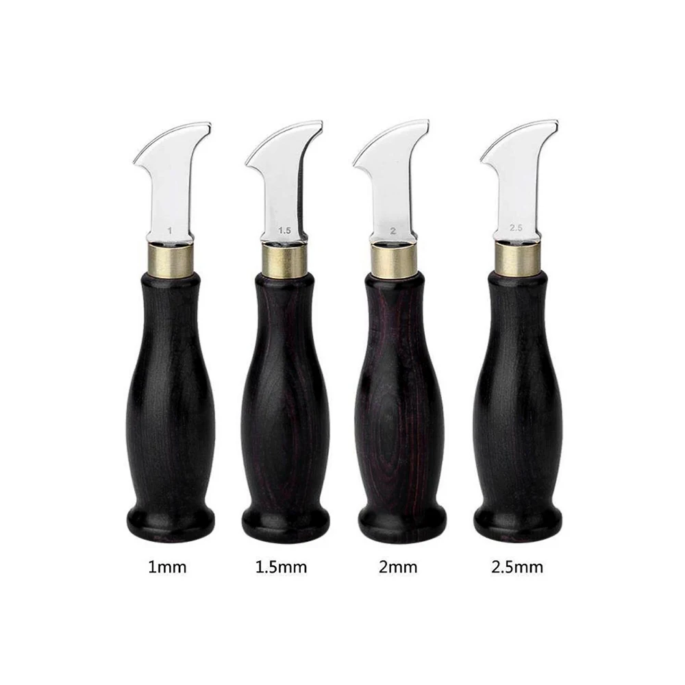 

Woodworking Leather Edge Creasing Tool Steel Blade Shallow Groove Creasing Line Leather Edge Marking Decorative Line Tool