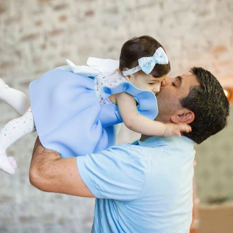 Платья для девочек кружевные вечерние платья принцессы из хлопка малышей