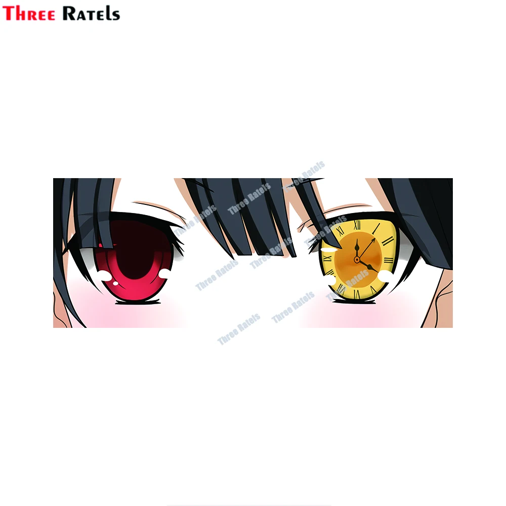 

Three Ratels D467 Kurumi Eye Slap Decal Funny Car Stickers Vinyl Decor Car Window Bumper Stickers