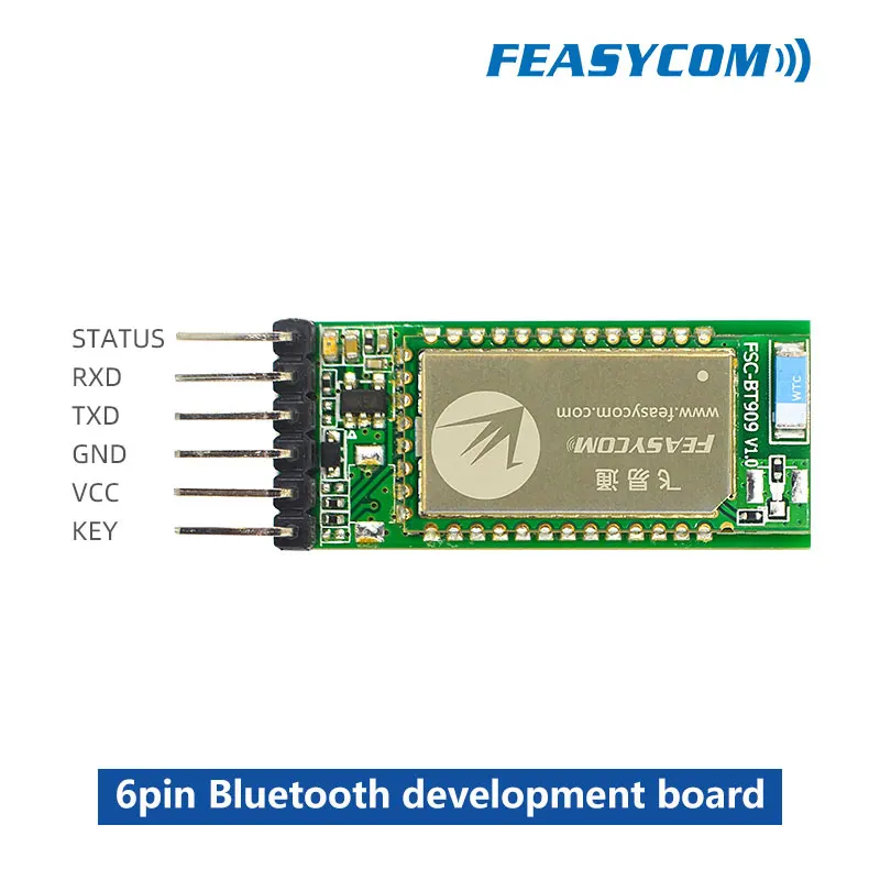 

FEASYCOM Class 1 CSR8811 Bluetooth 4.2 Dual Mode Module Support UART Data and I2S Audio transciver