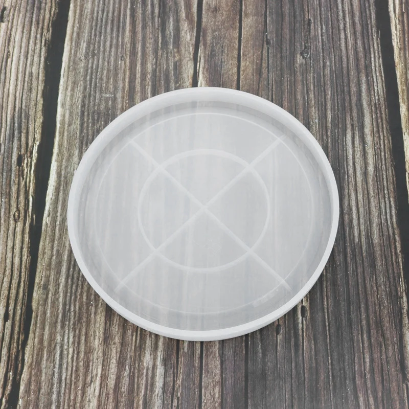 

Round Mold DIY Epoxy Resin Glue Silicone Mold Jewelry Storage Box Tray Decoration Plate Coaster