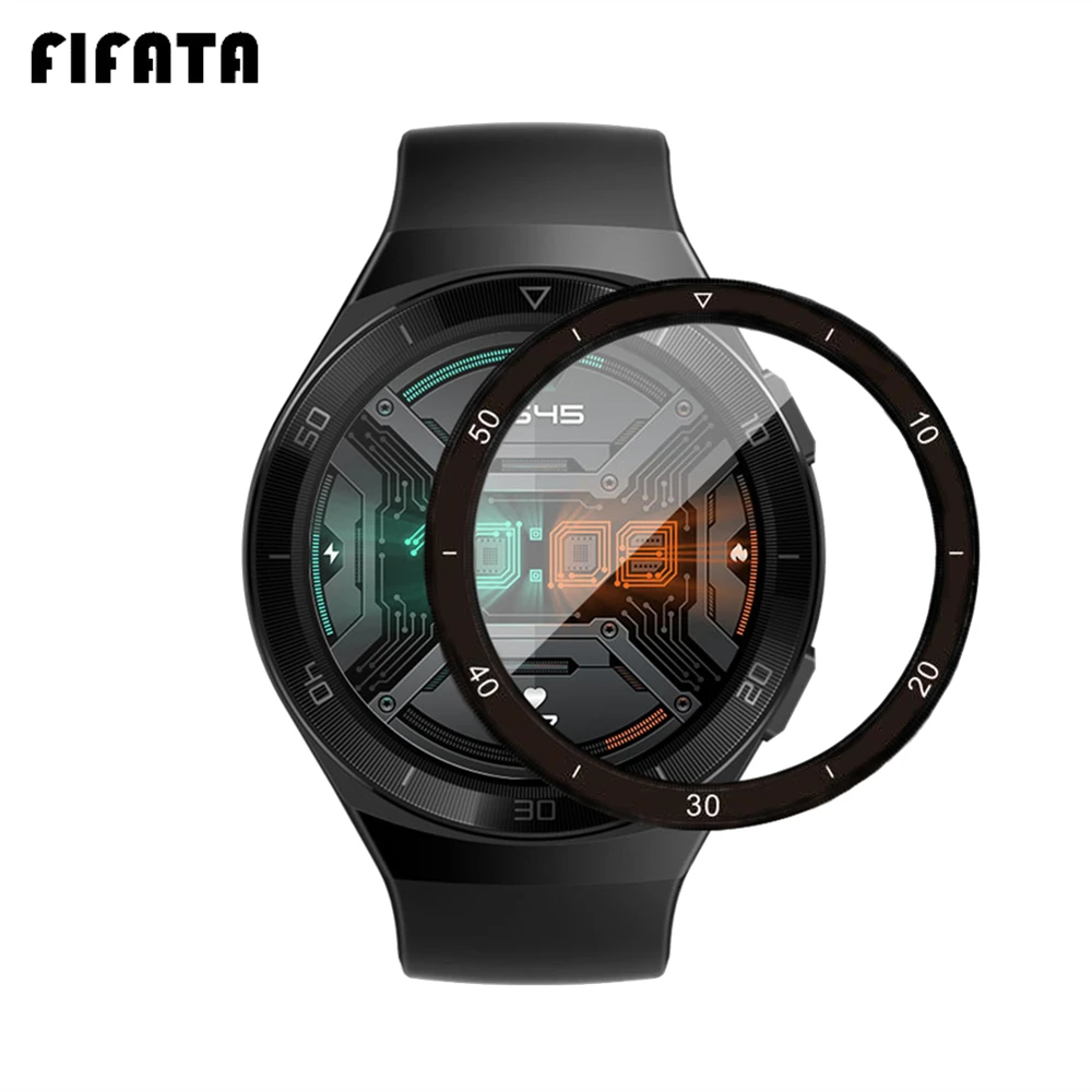 FIFATA 3D защитная пленка из мягкого стекла для Huawei Watch GT 2e полноэкранная Защитная GT2 E