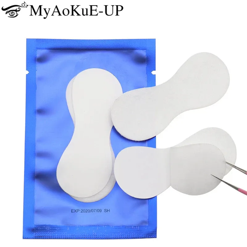 Накладки под глаза новой формы 50 пар гелевые накладки без ворса наклейки