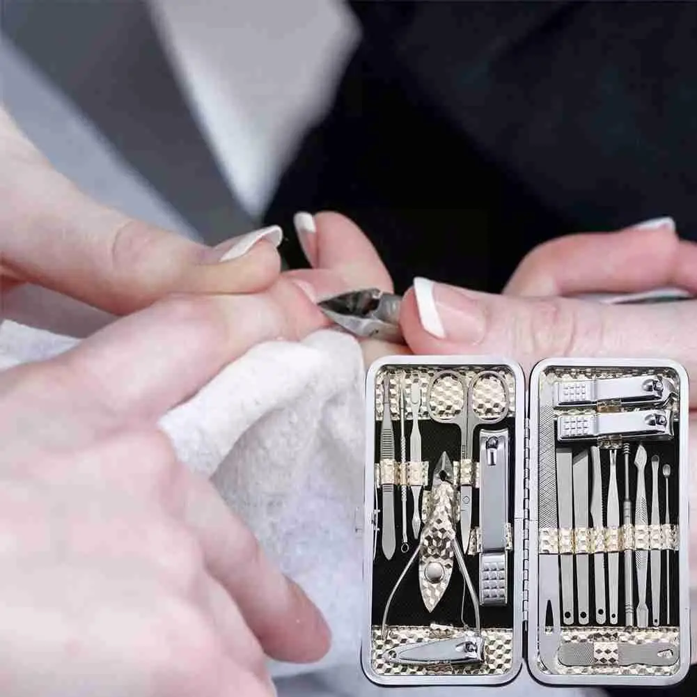 

19Pcs/Set Pruning Nail Clippers Cutting Pliers Set Nail Skin Pedicure Inflammation Groove Single Nail Tool Dead Man B9K0