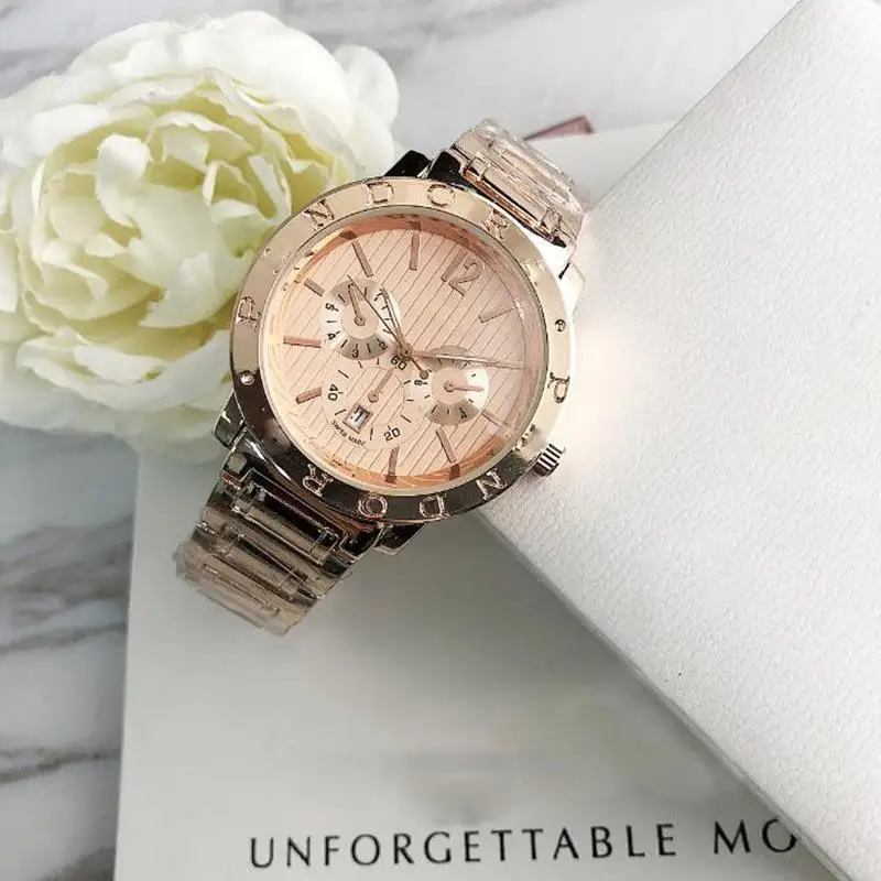 

Hot Stainless Steel Women's Fashion Quartz watch High Quality Fit pandora