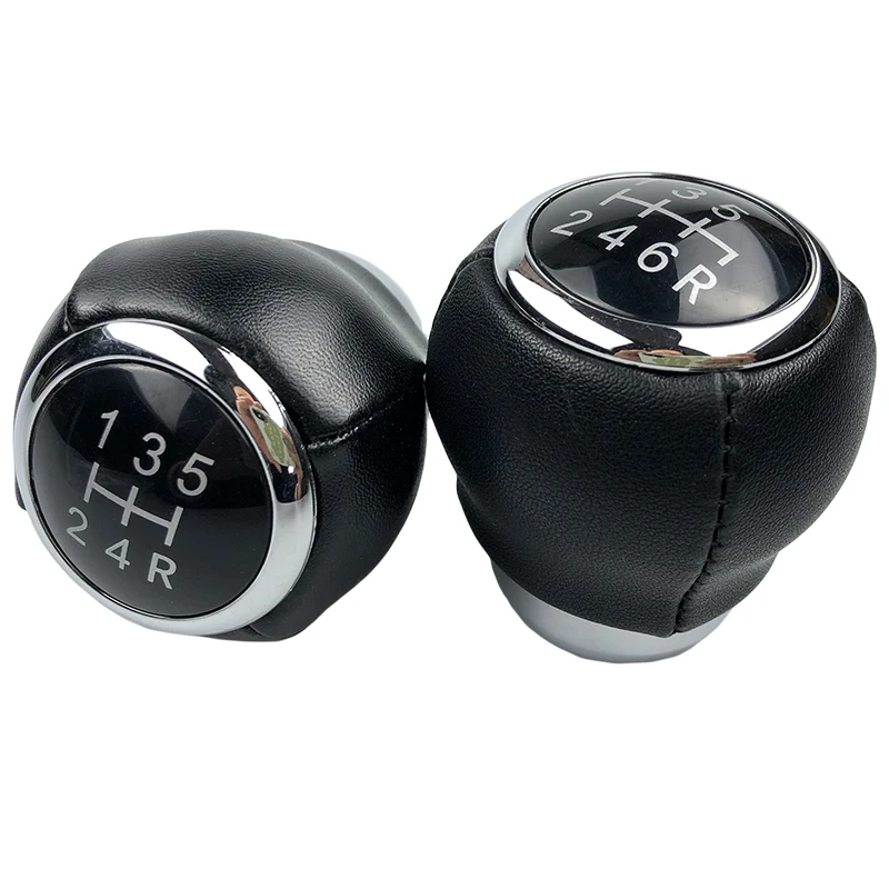 5/6 Скорость кожаная рукоятка для рычага переключения передач головкой Legacy Subaru