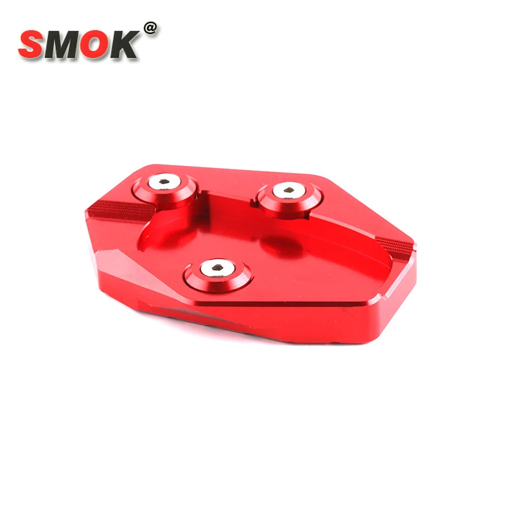 

SMOK Motorcycle Accessories CNC Aluminum Kickstand Foot Side Stand Extension Enlarger For Yamaha T MAX 530 TMAX 530 2012-2016