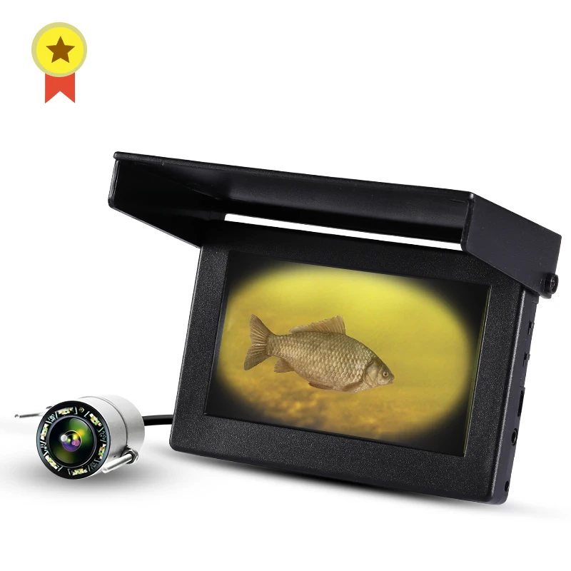 LUCKY underwater 1000TVL Fish Finder Underwater Fishing turbid water Camera 6pcs Infrared Lamp For Ice/Sea|Рыболокаторы| |