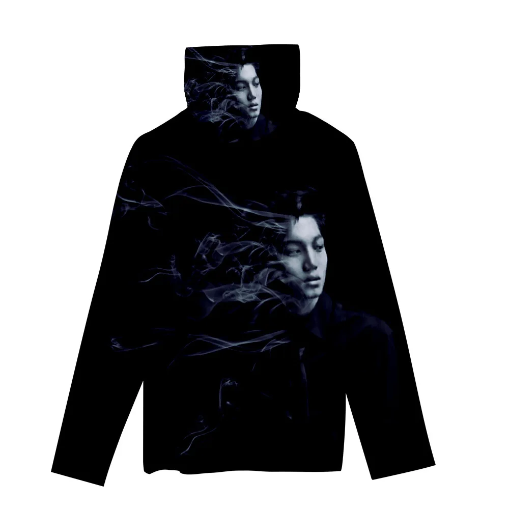 

New Harajuku Fashion Kpop EXO Hoodie 3D Digital Printing Sweatshirts Men/Women Unisex Hooded Sweater Hoodies with Headscarf Set