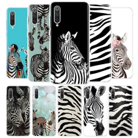 zebra stripe black white cover phone case for xiaomi redmi note 9s 10 9 8 8t 7 6 5 6a 7a 8a 9a 9c s2 pro k20 k30 5a 4x coque