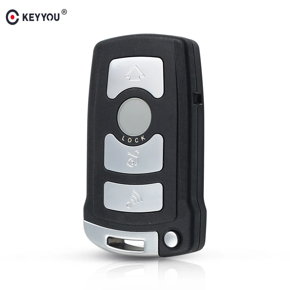 Чехол KEYYOU для ключей BMW 7 Series E65 E66 E67 E68 745i 745Li 750i 750Li 760i Fob 4 кнопки|Ключ от авто| |