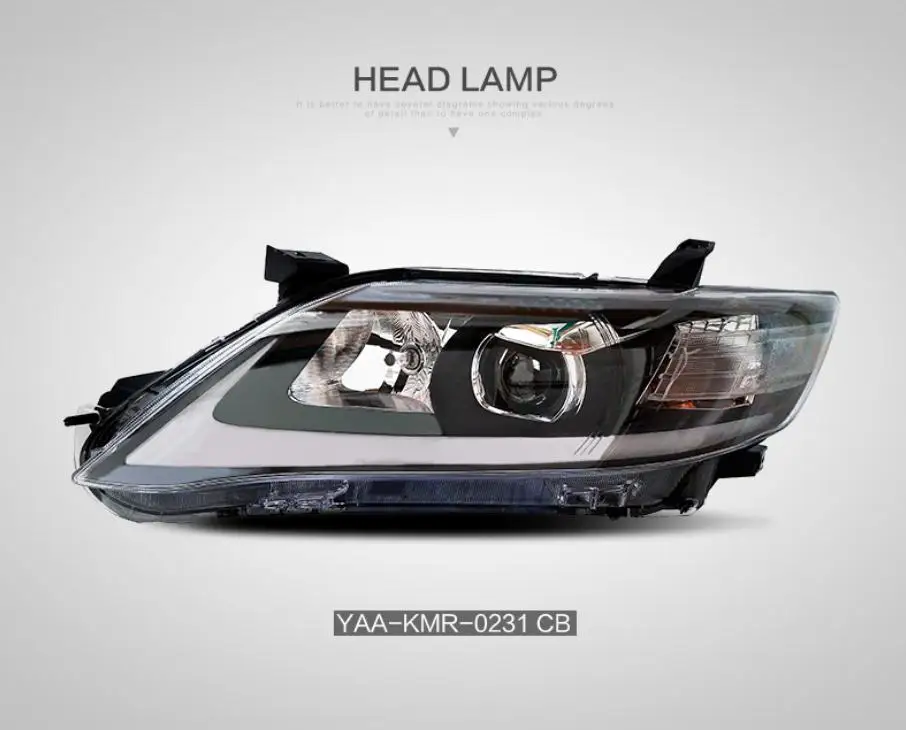 VLAND завод для автомобильных фар для Camry светодиодный налобный фонарь(тип США) 2009 2011 с движущимся сигналом