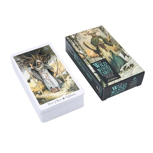 wild-wood Карточка Таро для личного использования, карточная игра, настольная игра, руководство, год, высокое качество, 78 карт/набор - Цвет: wild-wood