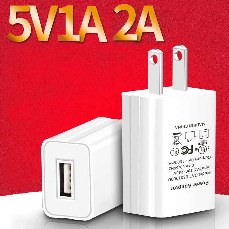Зарядное устройство USB для IPhone Samsung Huawei Xiaomi быстрая зарядка 5 В 1 а/5 2 А|Зарядные
