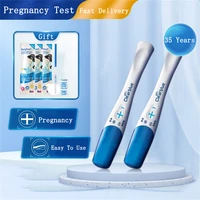 5 pcs set 2 pcs clearblue rapid pregnancy test stick and 3 pieces household ph pergnant urine test strip indicator hcg paper