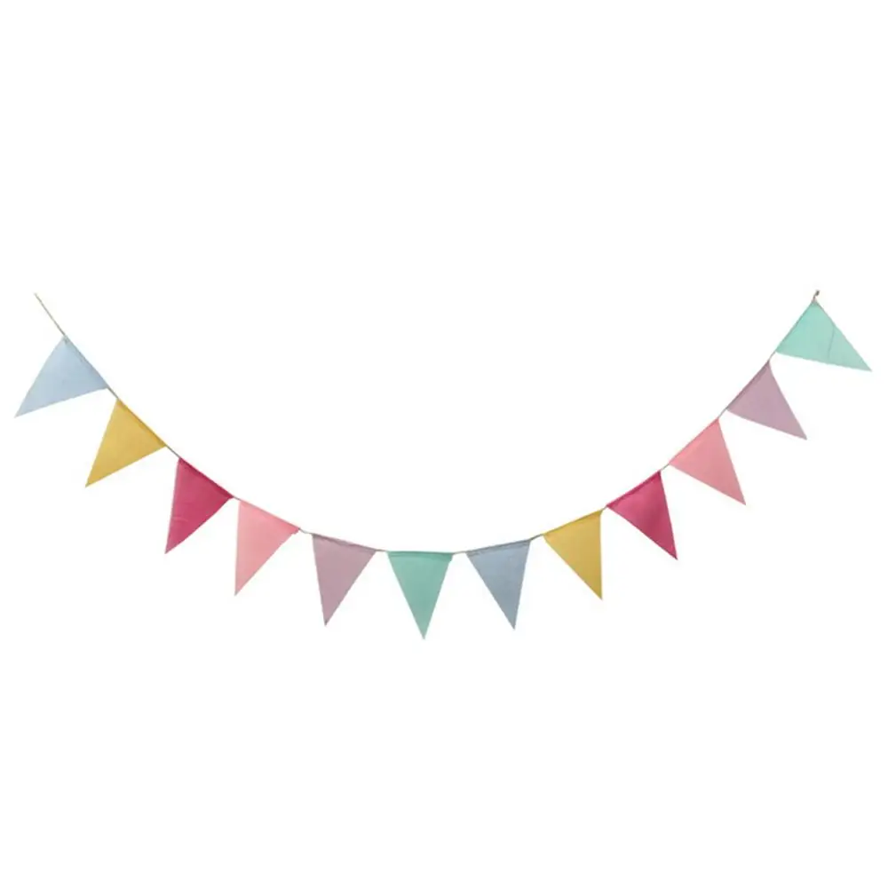 3 м винтажные джутовые флажки из мешковины вечерние Свадебные Баннер 13 фестивальные флаги праздничные вечерние гирлянды - Цвет: 3.5m