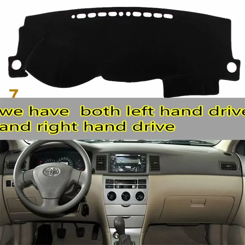 Коврик для приборной панели toyota corolla Altis Fielder e120 e130 2003 2004 2005 2006|Автомобильные