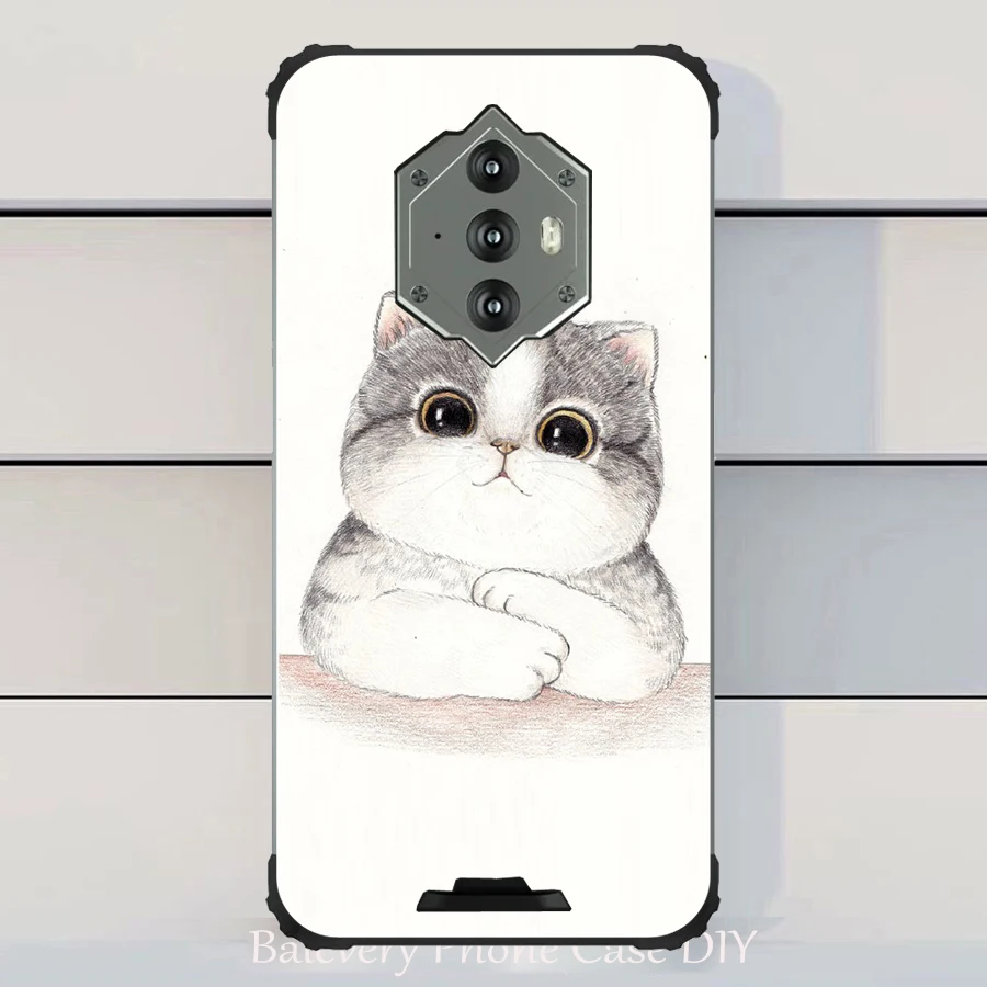 Для BLACKVIeW BV6600 PRO Чехол волк Силиконовые чехлы из ТПУ для Blackview Pro рисунок с котом