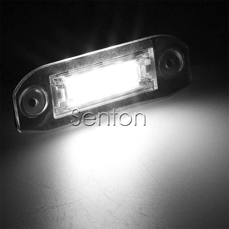 1Pair Car number License Plate Light 12V White SMD LED lamp Styling For Volvo XC90 S80 V70 S60 XC60 S40 V50 accessories | Автомобили и
