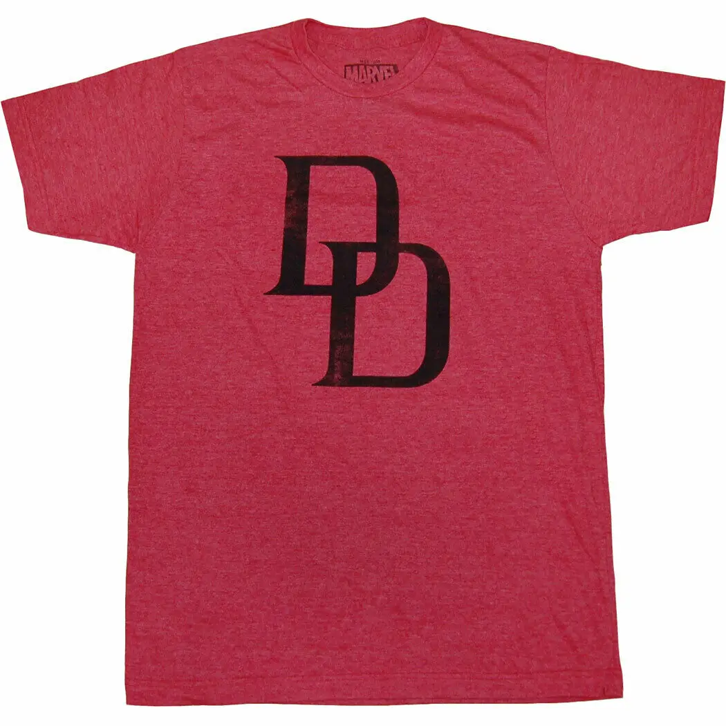 Футболка с надписью Daredevil Distressed DD худи длинными рукавами унисекс hoddie футболка