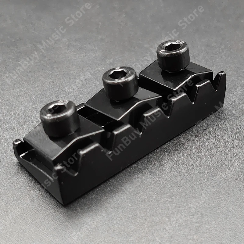 42mm 43mm gitarre tremolo brücke locking mutter elektrische gitarre locking string brücke mutter schwarz gold chrom free global shipping