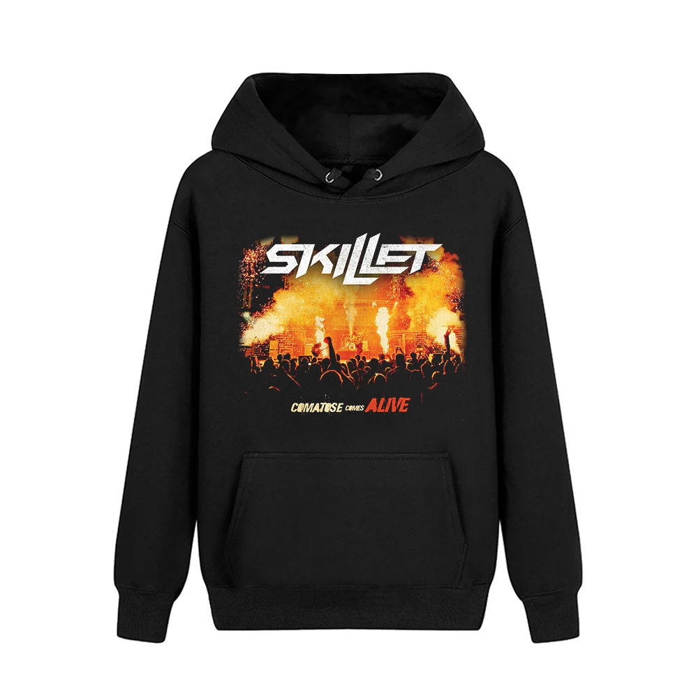 5 видов конструкций Skillet band рокер пуловер Толстовка Rock приятная мягкая теплая верхняя одежда с капюшоном, хэви-метал, панк, Спортивная кофта, худи из флиса, верхняя одежда