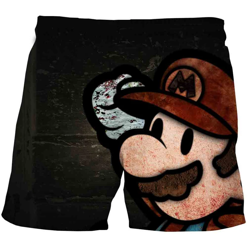 

Super Mario Game Funny Cute Shorts Girls Boys Shorts Summer Teenagers Cartoon Leisure Short Pants Kids Baby Beach Thin Clothes