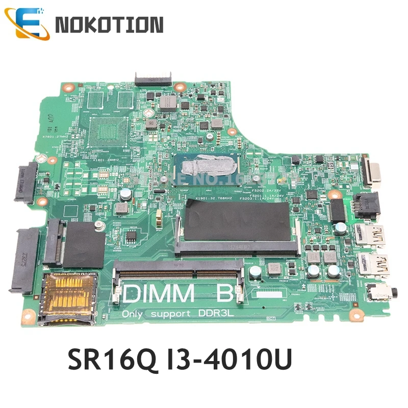 NOKOTION для DELL Latitude 3440 материнская плата ноутбука SR16Q I3 4010U CPU CN 0PTD1C PTD1C DL340 HSW MB 13221 1
