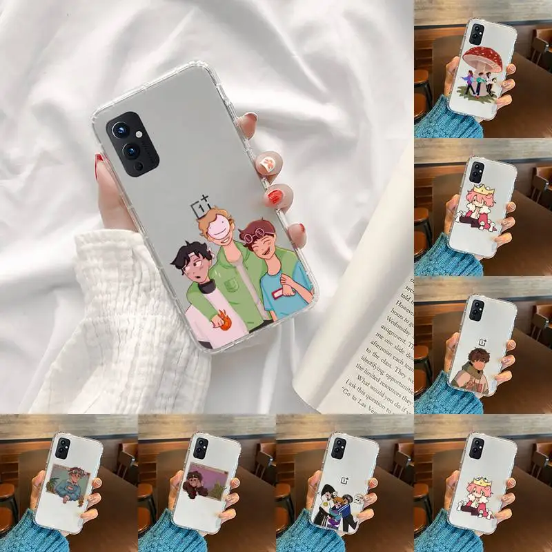 

Dream Smp Phone Case Transparent For OnePlus 9 8 7 7t 8t Oppo find X3 X2 reno5 Vivo X60 X50 Pro MeiZu 17 16XS