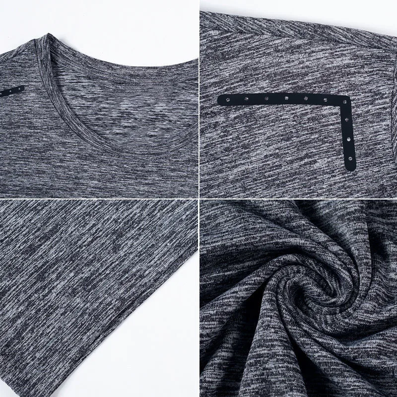 

Men Tracksuit New Summer Running Sets 2 Pieces T Shirt + Pants Male Casual Suit Quick Dry Sportswear Clothing Asian Size