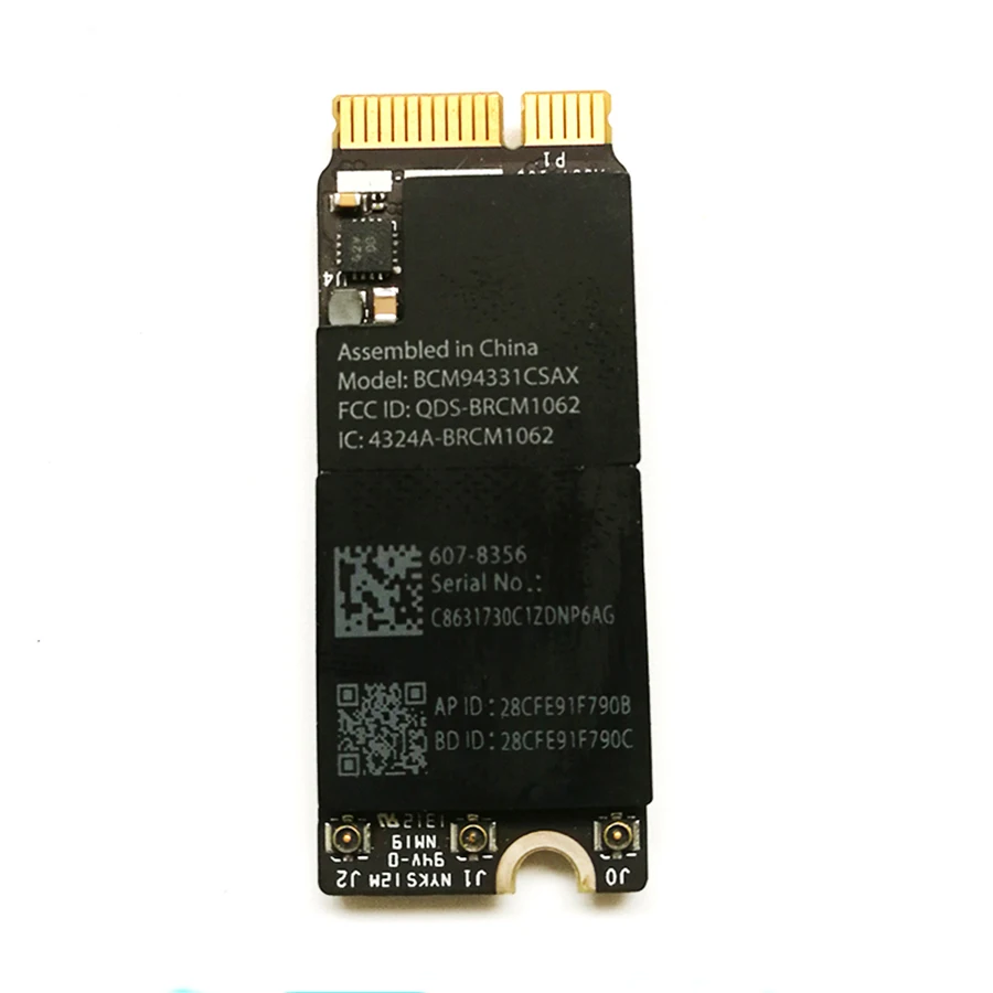 Оригинальная Bluetooth Wi Fi карта для Macbook Pro Retina 15 дюймов A1398 2012 2013 BCM94331CSAX EMC 2512 2673|card
