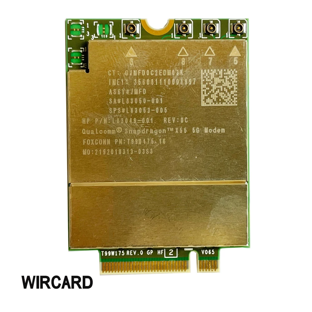 T99W175 5G NR M.2 5G Card SPS#L83053-005 SA#L83050-001 X55  5G Modem for hp Spectre X360 13T-AW200 CONVERTIBLE  PC best wireless router