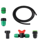 Флейка и фитинг 16 мм, труба Soaker DN16, ПВХ шланг Европейскогоамериканского стандарта, фоторазъем, капельный полив